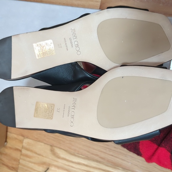 NEW JIMMY CHOO NARISA KNOTTED LEATHER SANDALS - Picture 10 of 10